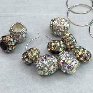 Iridescent Gemstone Charms